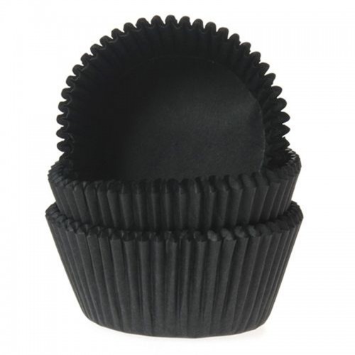 Formas Mini Cupcakes Preto